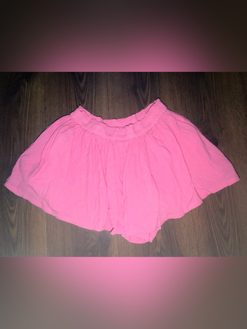 Suzie Kondi Bright Pink Elastic-Waist Flowy Shorts
